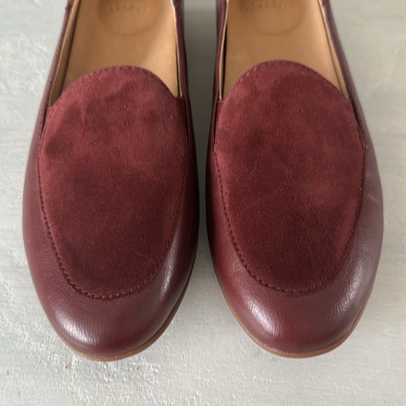 Dansko Lace Loafers Glazed Leather & Suede Slip-Ons Flats in Wine Size 38 7-7.5 - Picture 5 of 16